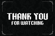 WUSHIN Blackletter font, a Blackletter Font by twinstd (Thumbnail 13 of 13)
