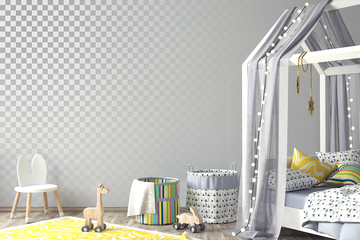 Kids room new mockup, a Household Mockup by Radmila (Photo 2 of 5)