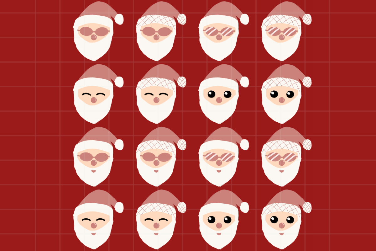Santa Claus Retro Christmas Clip Art, a Decorative Illustration by tchastudio (Photo 2 of 3)