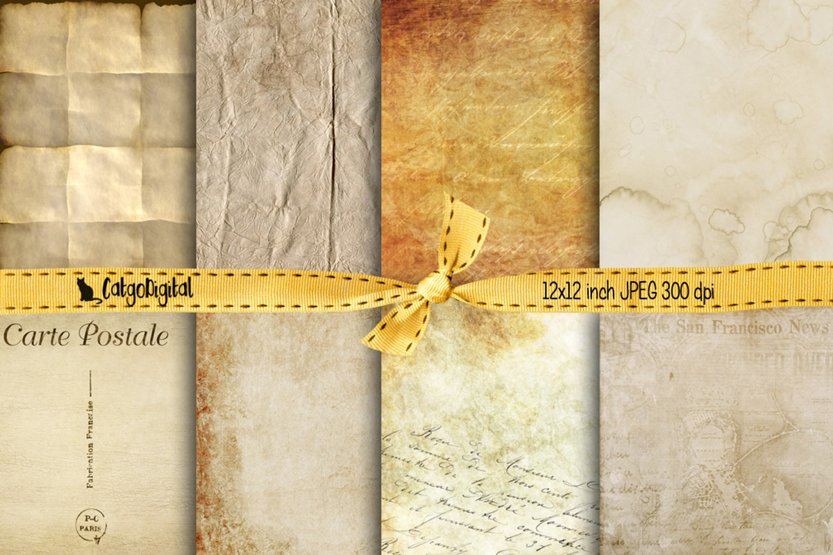 Printable Digital Papers Bundle, a Texture Graphic by CatgoDigital (Photo 14 of 22)