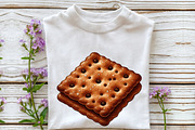 Cracker Watercolor Clipart, an Illustration by Rose Art (Thumbnail 4 of 7)