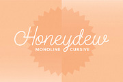 Honeydew Script Calligraphy Font, a Script Font by Molly Suber Thorpe (Thumbnail 1 of 13)
