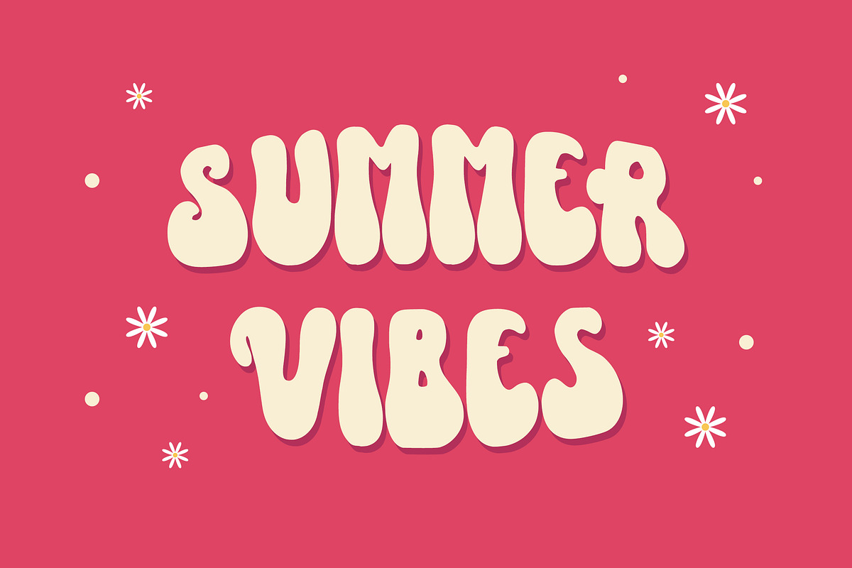 FlamboyanStyling - Groovy Retro Font, a Script Font by AQR Studio (Photo 3 of 9)