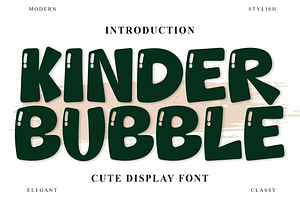 Kinder Bubble