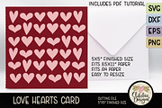 Love Hearts Card SVG Cutting File, an Invitation Template by Clikchic Designs (Thumbnail 3 of 5)