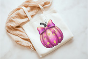 Coquette Pumpkin Png Sublimation png, an Illustration by Watercolor design (Thumbnail 2 of 3)