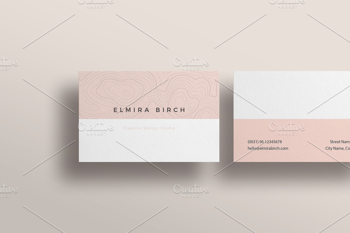 BIRCH BUSINESS CARD TEMPLATE (PSD), a Templates & Theme by Studio Letsch & de Clercq (Photo 1 of 2)