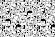 Cute Dogs Vector Set, an Animal Illustration by FourLeafLover (Thumbnail 4 of 17)