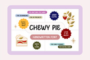 CHEWY PIE - Cute Handwritten Font, a Handwritten Font by Artflorara (Thumbnail 1 of 12)