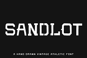 SANDLOT — 5 Vintage Athletic Fonts, a Font by Millieangelo (Thumbnail 1 of 6)