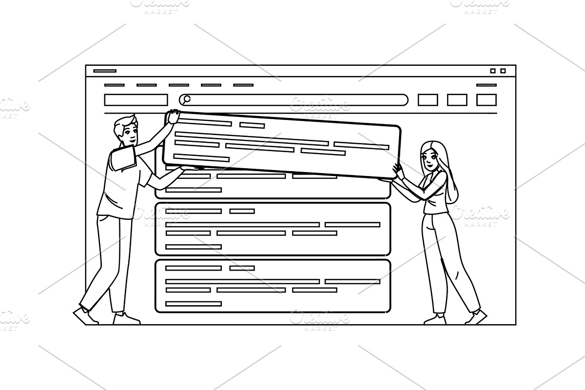 optimization search engine ranking, a Technology Illustration by pikepicture