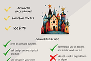 CUTE COLORFUL NURSERY SNOWMEN PACK, a Seasonal Illustration by Daring Digies (Thumbnail 6 of 8)