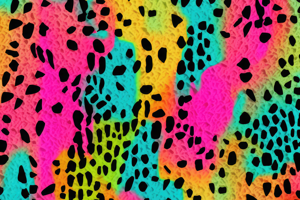 Neon Leopard Skin, a Pattern Graphic by Printable Treasure (Photo 6 of 7)