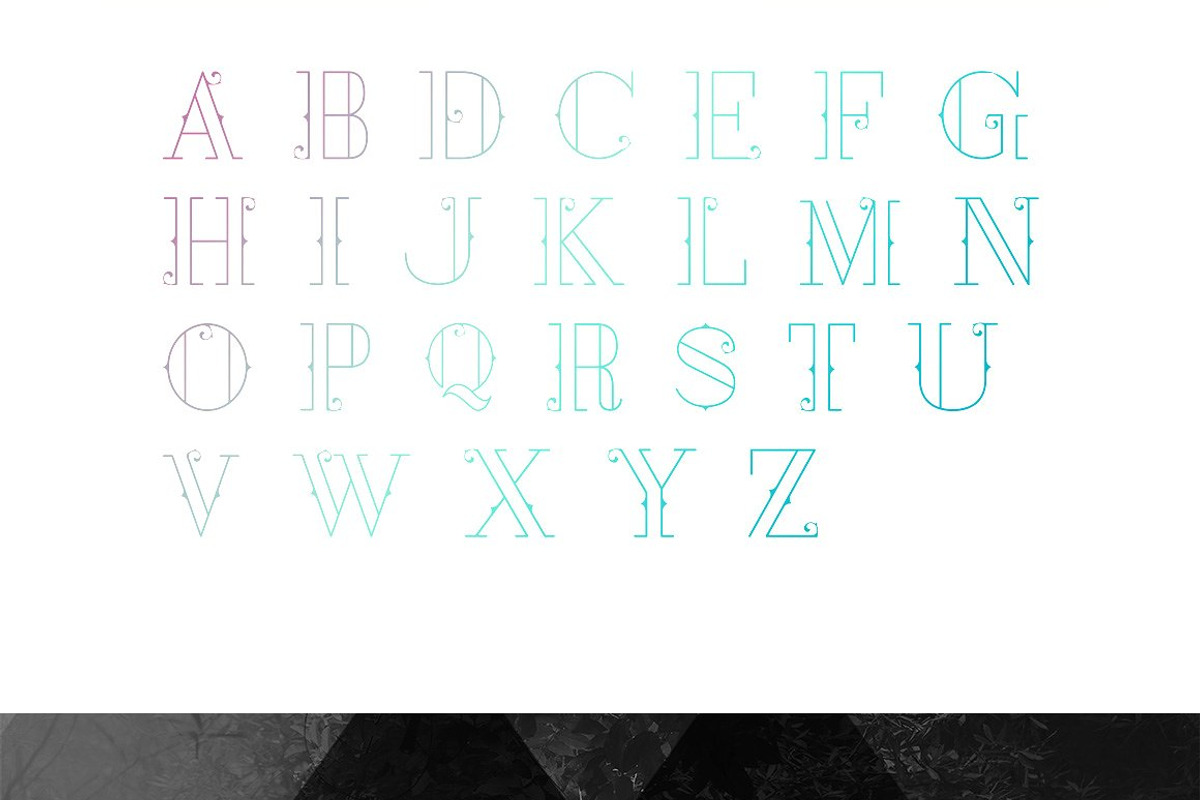 Ailerons Typeface Fonts preview 2