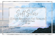 Soft Silver Foil Textures, a Texture Graphic by U + Me Studio (Thumbnail 1 of 4)