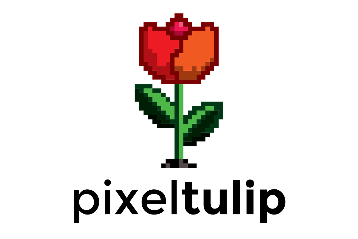 PixelTulip_logo, a Branding & Logo Template by NicklancerShop (Photo 2 of 5)