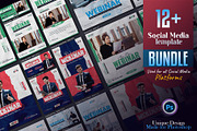 Webinar Social Media Template Bundle, a Social Media Template by Creative_View (Thumbnail 1 of 8)