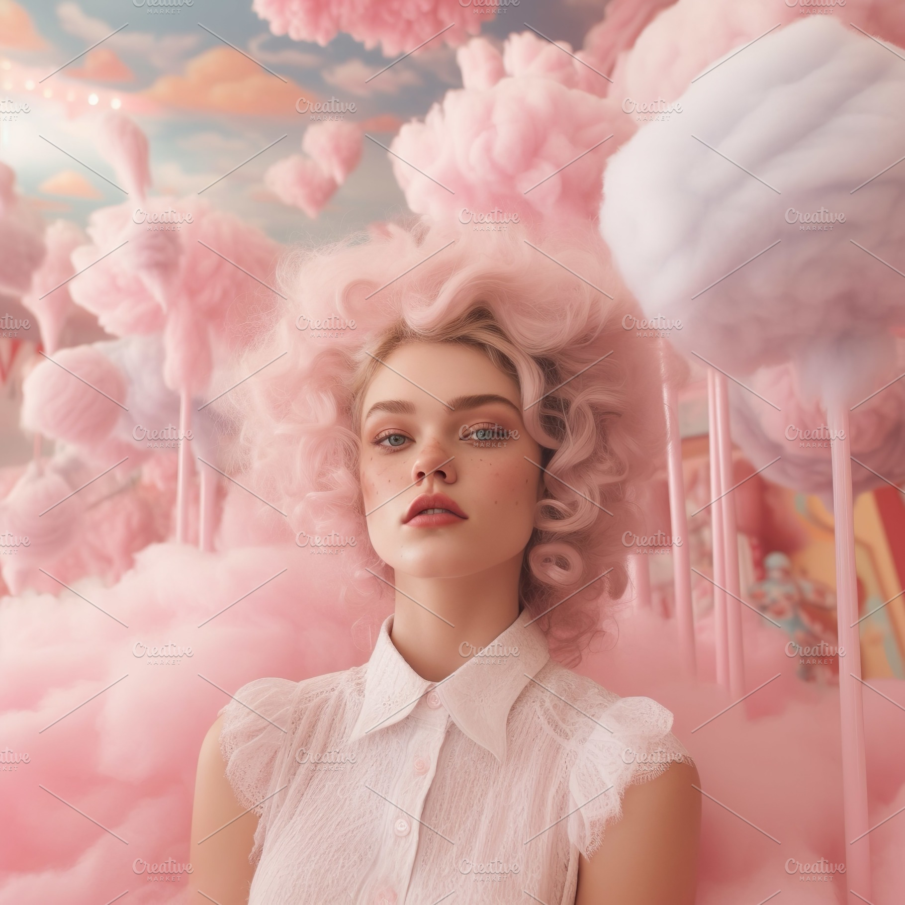 Cotton Candy World, a Beauty & Fashion Photo by k.tay