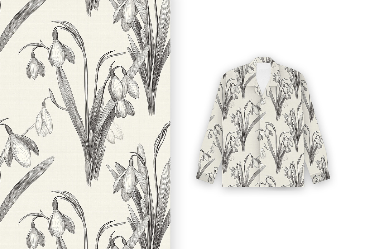 6 Seamless Pattern: Delicate Cream, a Pattern Graphic by StudioCitra (Photo 3 of 10)
