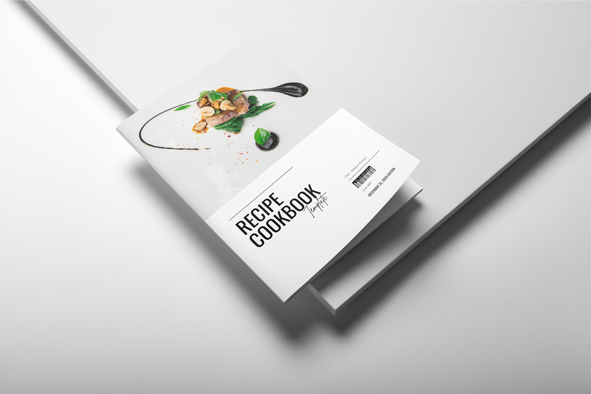 Recipe Cookbook Template, a Magazine Template by DesignCrest (Photo 3 of 17)