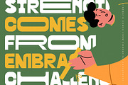 Morning Bredok Playful Variable Font, a Sans Serif Font by timelesstype.co (Thumbnail 14 of 20)