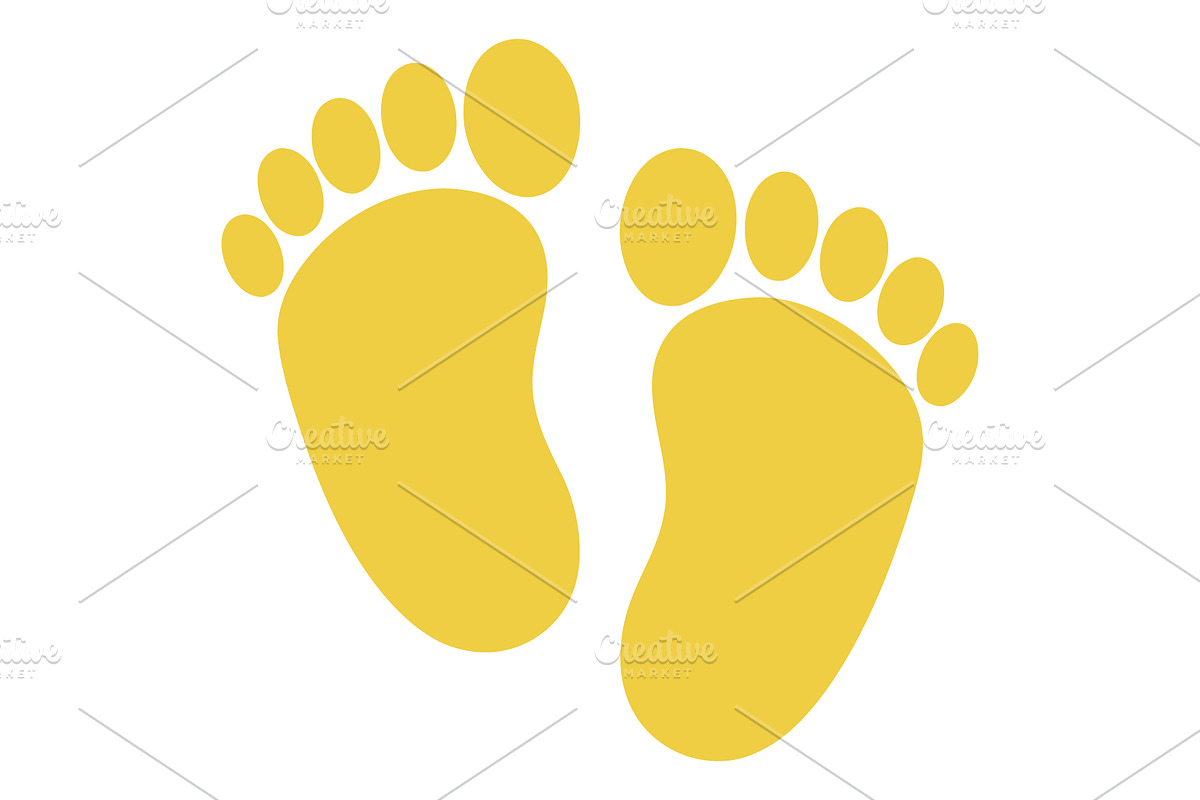 Baby feet, an Illustration by Mark1987