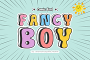 Fancy Boy - Display Font, a Font by KiddoGlyphs Studio (Thumbnail 1 of 3)