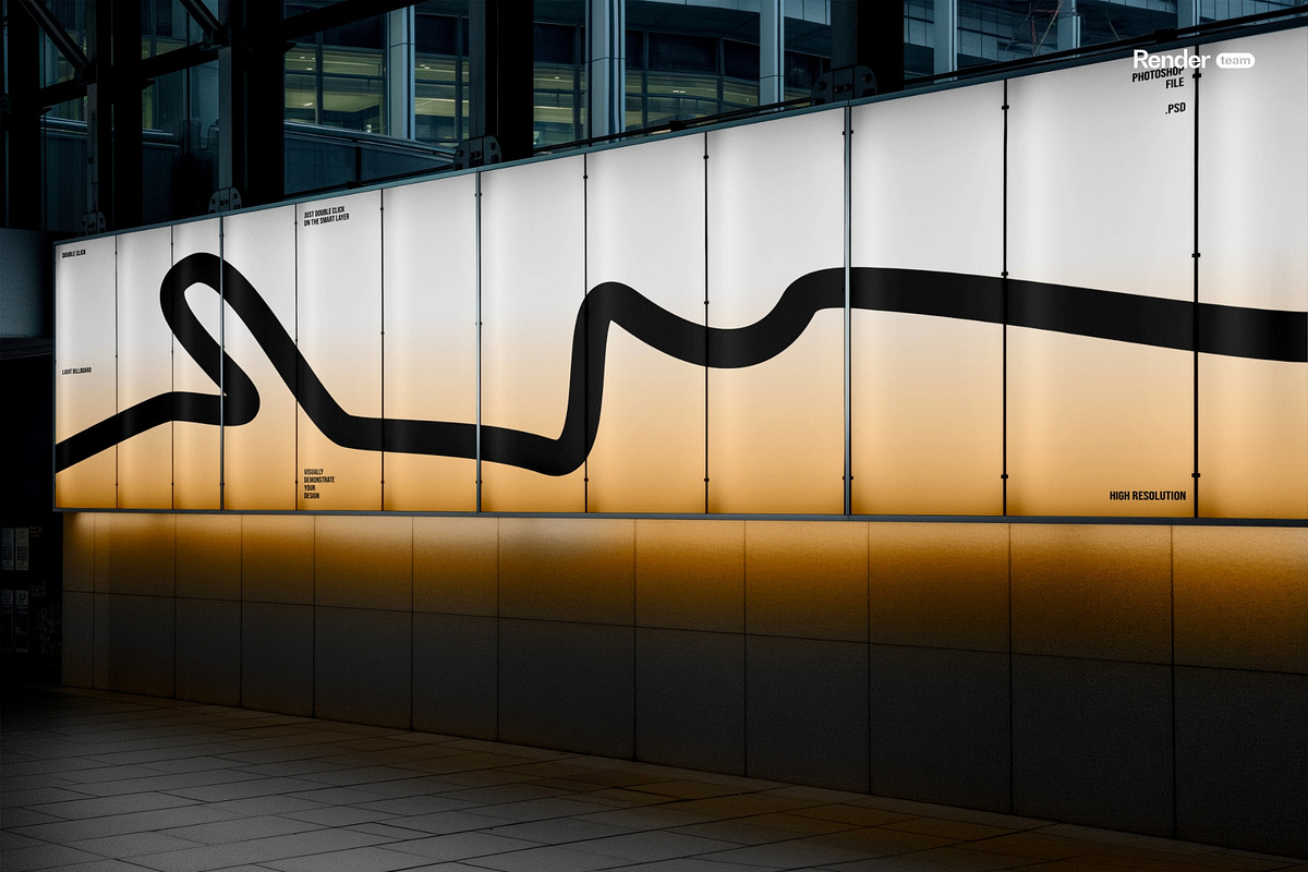Digital Screen Advertising Mockup, an Advertising Mockup by Renderteam (Photo 6 of 12)
