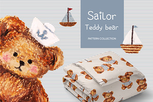 Sailor Teddy bear patterns