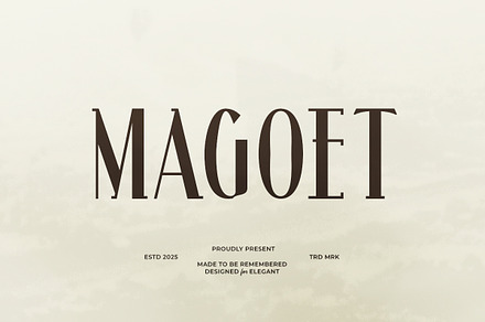Magoet - Heritage Serif