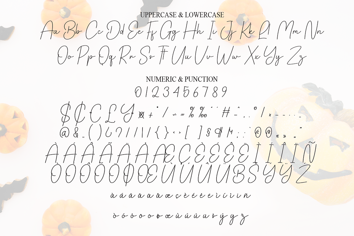 Happy Halloween | Script Font, a Handwritten Font by Scratchones (Photo 6 of 7)