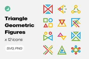 Abstract Geometric Logo Designs, an Icon by Danil Polshin