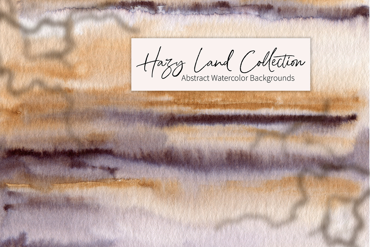 Hazy Lands Watercolor Art Textures, a Texture Graphic by Marmoris.Arts (Photo 3 of 17)