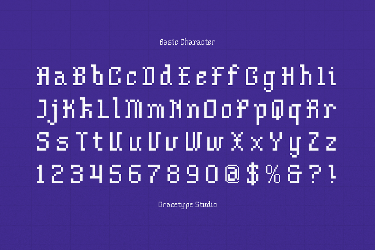 Shiver Glitch | Pixelated Font, a Sans Serif Font by gracetype_studio (Photo 10 of 12)