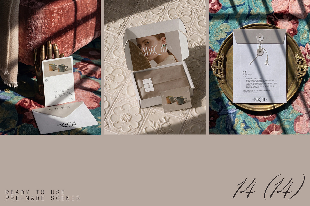 MARQUE - Packaging Mockups (14 PSD), a Packaging Mockup by Creatoom (Photo 8 of 15)