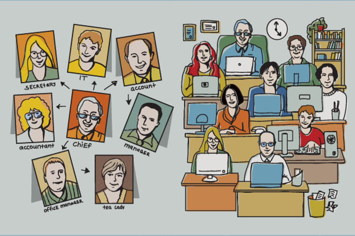Team work of business people, a Person Illustration by Crowhouse (Photo 3 of 5)