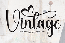 Vintage | Script Font