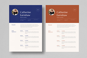 Simple Resume Layout, a Resume Template by Guuver