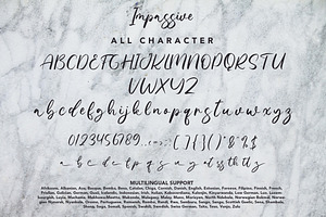 Impassive - Beauty Script Font