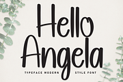 Hello Angela | Script Font, a Script Font by Scratchones (Thumbnail 1 of 8)