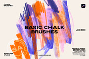 Procreate Basic Chalk Brushes, a Brush Add-On by Spasibenko Art (Thumbnail 3 of 6)