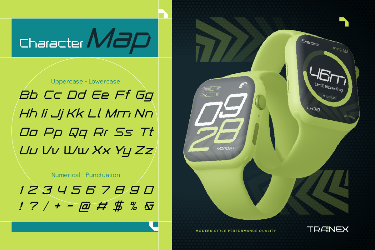 Trainex, a Sans Serif Font by Artisan Themes (Photo 8 of 12)