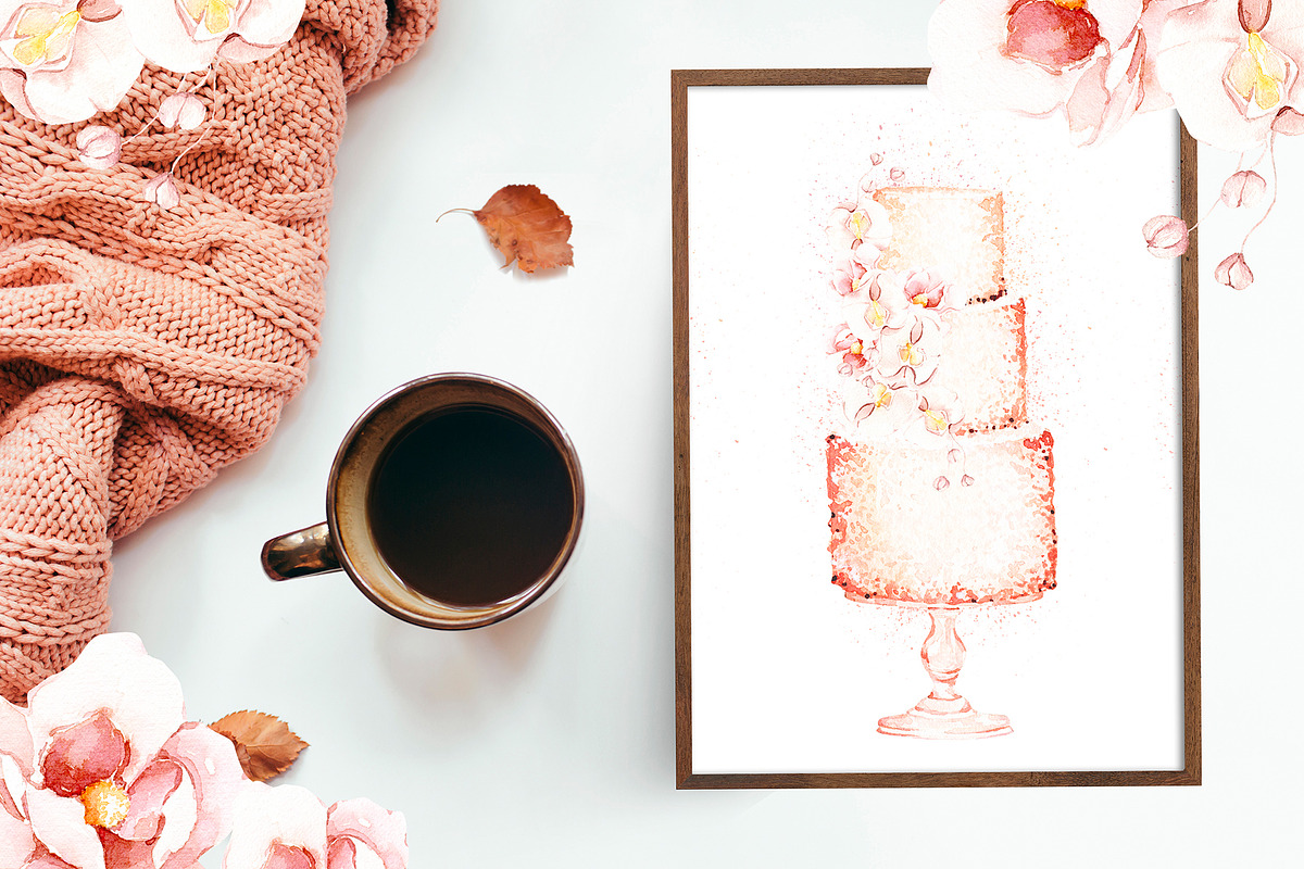 Watercolor personalized cake creator, a Person Illustration by MariGraphic boutique (Photo 4 of 10)