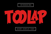 Toolap Scary Display Font, a Handwritten Font by Maulana Creative (Thumbnail 1 of 7)