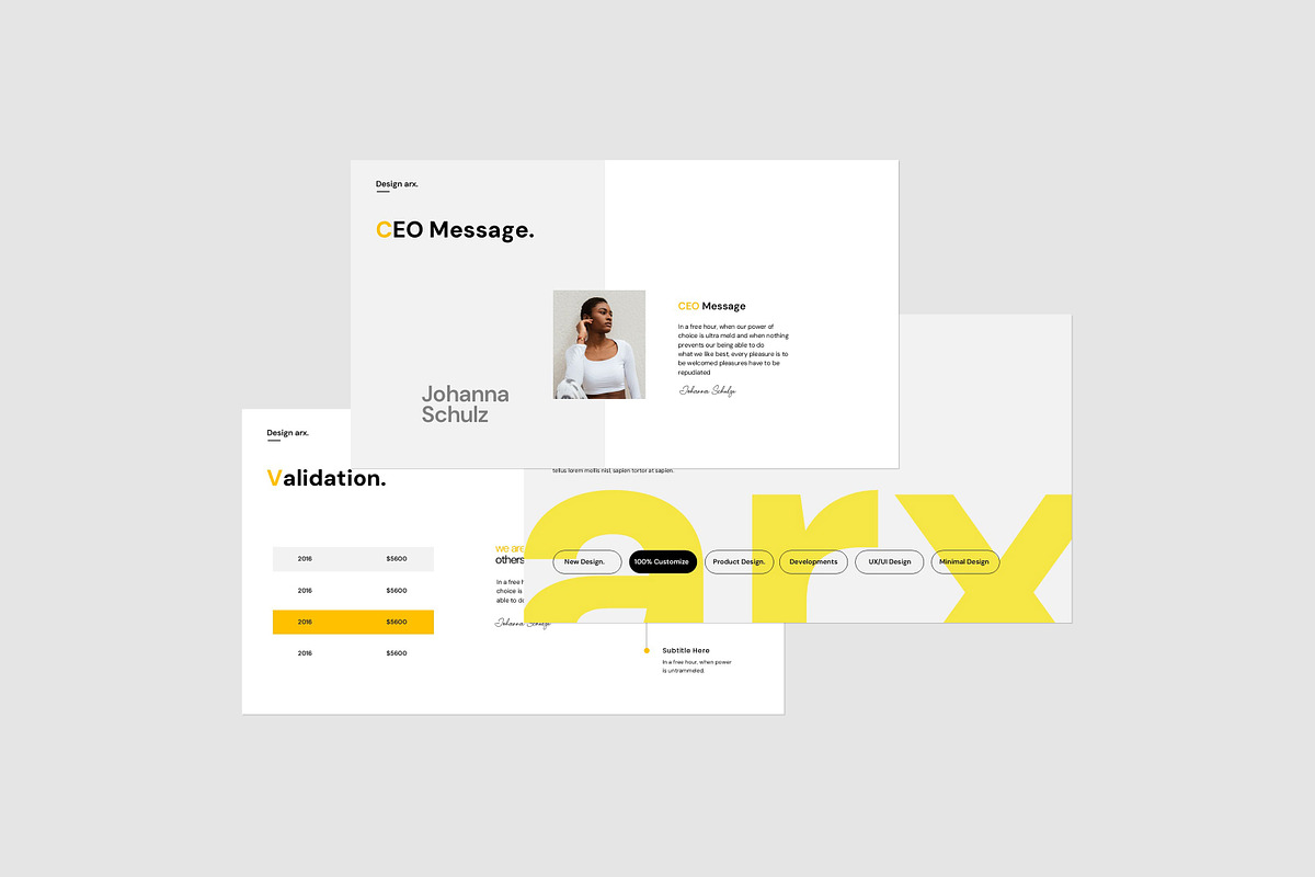 Studio Minimal Presentation Template, a Presentation Template by Graphpexel (Photo 6 of 11)