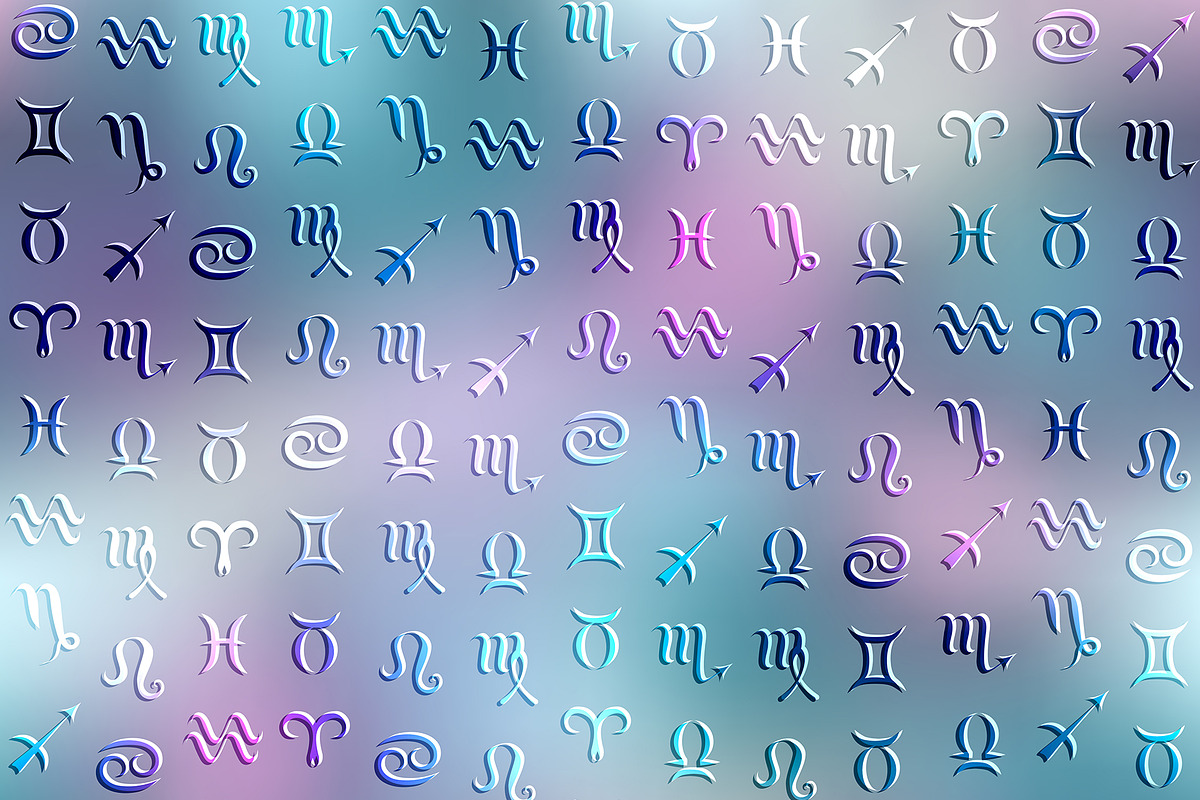 Astrology set. Seamless patterns., an Object Illustration by tkdesign (Photo 6 of 10)