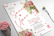 Flowers Invitation, an Invitation Template by Aarley Kaiven (Thumbnail 2 of 4)
