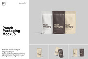 Pouch Packaging Mockup, a Packaging Mockup by Graphiculon (Thumbnail 1 of 11)