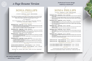 ATS Compatible Resume CV Templates