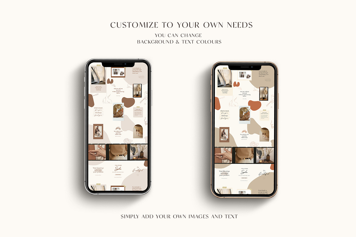 Instagram Puzzle Clara | PS CANVA, a Social Media Template by Eviory